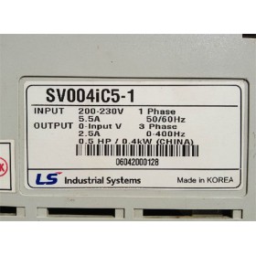 SV004IC5-1 VFD inverter 0.4KW 200V Single phase NEW
