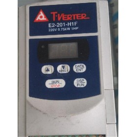 E2-201-H1F TECO Single Phase 1phase 220V 4.2A output 0.75KW 1HP Inverter VFD frequency AC drive NEW