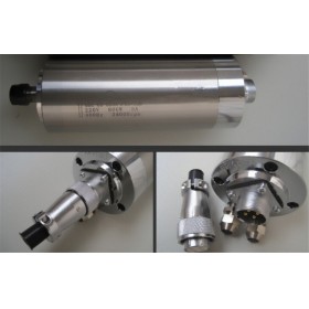 800w 0.8kw 1HP 24000rpm ER11 65mm water cooling spindle motor&1.5kw 3phase 220V VFD inverter&bracket&pump CNC kits
