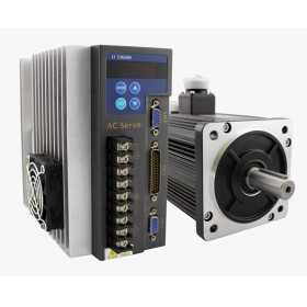 3phase 220V 3800w 3.8kw 15N.m 2500rpm 130mm AC servo motor drive kit 2500ppr with 3m cable