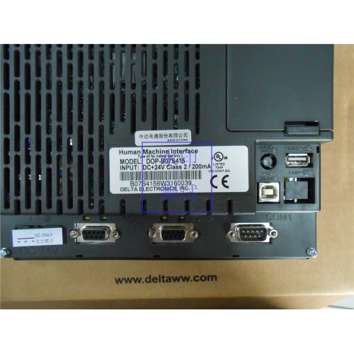 DOP-B07S415 Delta HMI Touch Screen 7inch 800*480 1 USB Host 1 SD Card new in box