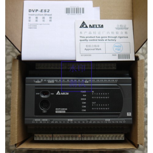 DVP32ES200T Delta ES2 Series Standard PLC DI 16 DO 16 Transistor 100-240VAC new in box