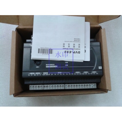 DVP20EX200T Delta EX2 Series Analog PLC DI8/AI4 DO6 Transistor/AO2 100-240VAC new in box