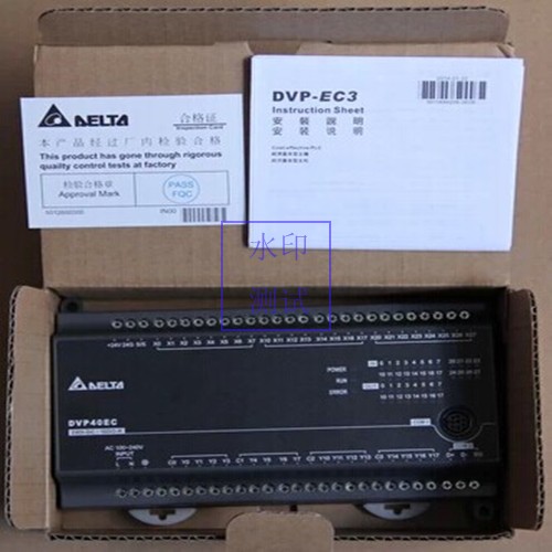 DVP60EC00T3 Delta EC3 Series Standard PLC DI 36 DO 24 Transistor 100-240VAC new in box
