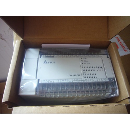 DVP40EH00T3 Delta EH2/EH3 Series PLC DI 24 DO 16 Transistor output 100-240VAC new in box