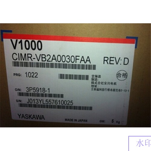 CIMR-VB2A0030FAA VFD inverter input 3ph 220V output 3ph 0~240V 25A 5.5KW 0~400Hz New