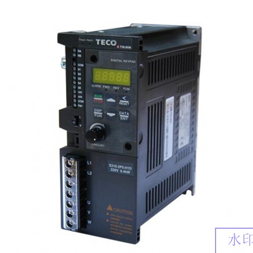 S310-2P5-H1D TECO Single Phase 1phase 220V 3.1A output 0.4KW 0.5HP Inverter VFD frequency AC drive NEW