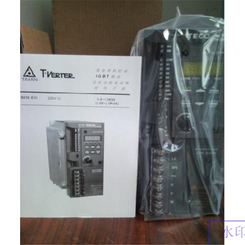 S310-2P5-H1BCD TECO Single Phase 1phase 220V 3.1A output 0.4KW 0.5HP Inverter VFD frequency AC drive NEW