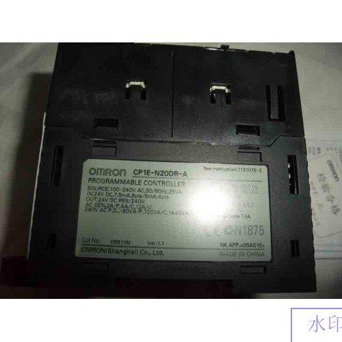 CP1E-N20DR-A PLC CP1E CPU unit AC100-240V 12 DI 8 DO Relay new in box