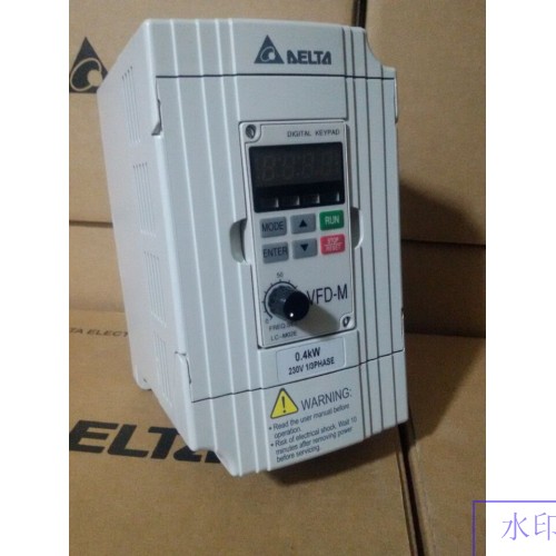 VFD004M21A DELTA VFD-M VFD Inverter Frequency converter 400w 0.5HP 1PHASE 220V 400HZ for Small processing machinery