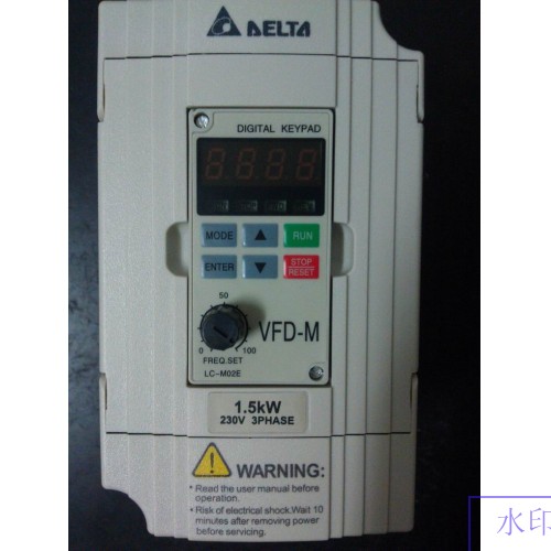 VFD015M23A DELTA VFD-M VFD Inverter Frequency converter 1.5kw 2HP 3PHASE 220V 400HZ for Small processing machinery