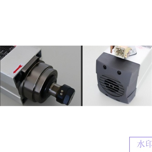 2HP 1.5KW 18000rpm ER20 Square Woodworking AC Spindle motor 4 ceramic ball bearings 93*82 220V 6.8A 300Hz air cooling CNC Router
