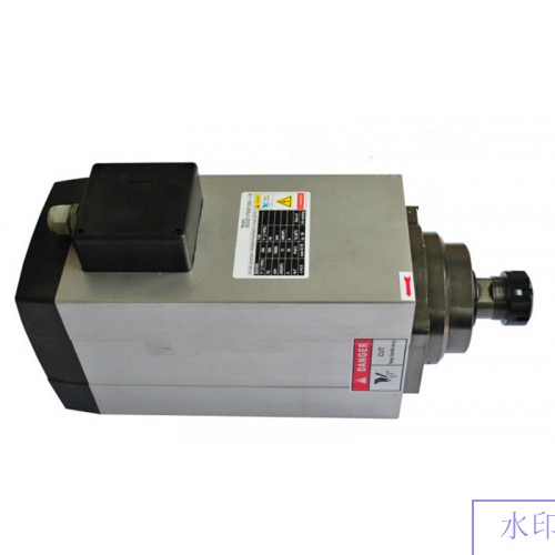 16HP 12KW 18000rpm ER32 Square Woodworking AC Spindle motor 4 ceramic ball bearings 170*150 380V 26A 300Hz air cooling CNC Router