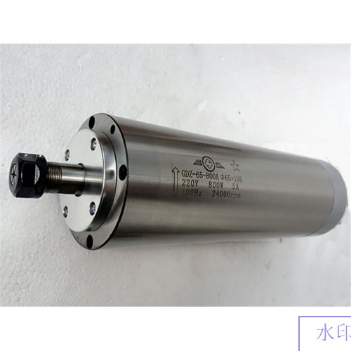 1HP 0.8kw 24000RPM ER11 water cooling Woodworking AC Spindle motor 65mm 4 bearings 220VAC 5A 400hz CNC Router