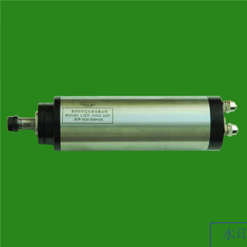 2HP 1.5kw 24000RPM ER11 water cooling Woodworking AC Spindle motor 65mm 4 bearings 220VAC 6.5A 400hz CNC Router