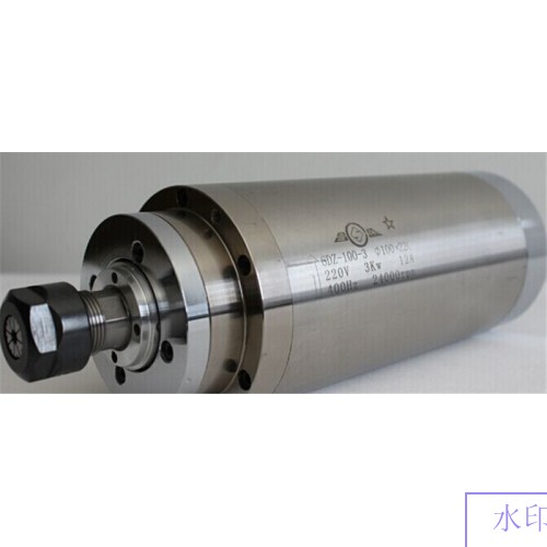 4HP 3kw 24000RPM ER20 water cooling Woodworking AC Spindle motor 100mm 3 bearings 220VAC 12A 400hz CNC Router