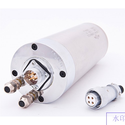 3HP 2.2kw 24000RPM ER20 water cooling Woodworking AC Spindle motor 80mm 4 bearings 380VAC 6A 400hz CNC Router