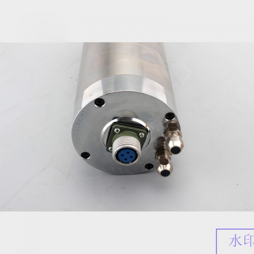 6HP 4.5kw 24000RPM ER20 water cooling Woodworking AC Spindle motor 100mm 4 bearings 380VAC 10A 400hz CNC Router