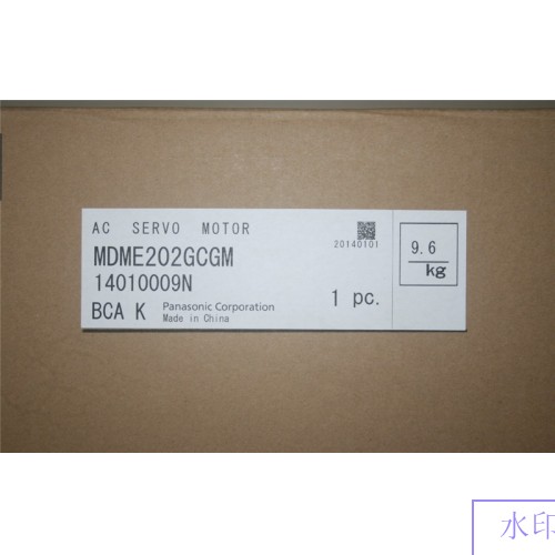 MDME202GCGM A5 AC Servo Motor 2kw 2000rpm 9.55N.m 130mm frame AC200V 20-bit Incremental encoder