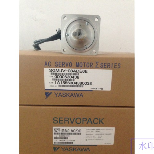 SGMJV-08ADE6E+SGDV-5R5A01A 750w 3000rpm 2.39N.m 80mm frame sigma-5 AC servo motor drive kits with 3m power and encoder cable with brake