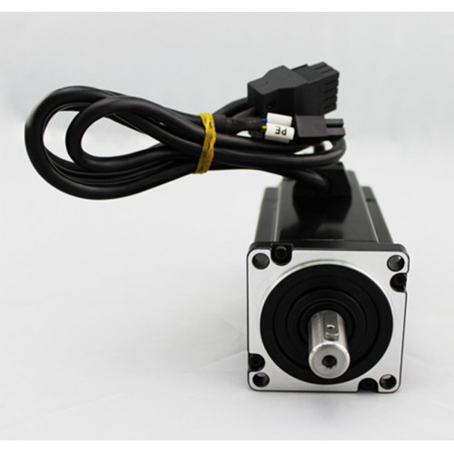 single phase 220V 200w 0.2KW 0.64N.m 3000rpm 60mm AC servo motor drive kit 2500ppr with 3m cable