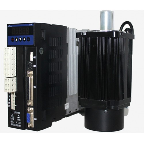 3phase 220V 2300W 2.3KW 15N.m 1500rpm 130mm AC servo motor drive kit 2500ppr with 3m cable